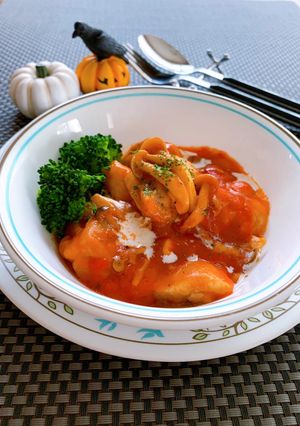 鶏肉の簡単トマトソース煮込み-レシピのメイン写真