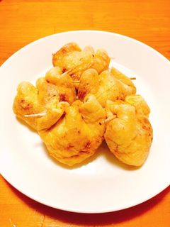 【おつまみ】キムチ納豆巾着-レシピのメイン写真