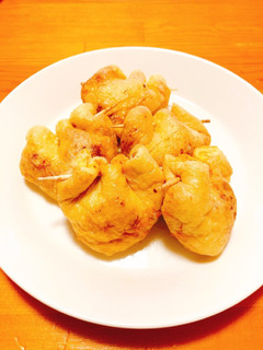 【おつまみ】キムチ納豆巾着-レシピのメイン写真