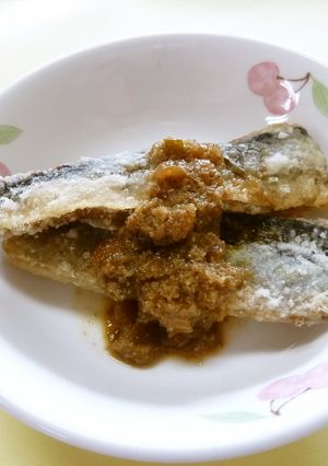 【学校給食】サンマの唐揚げ香味ソース-レシピのメイン写真