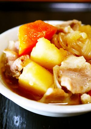 豚ばら★肉じゃが。(電気圧力鍋5分)-レシピのメイン写真