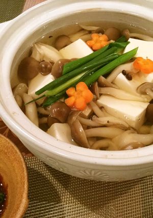 プチ贅沢☆きのこ湯豆腐-レシピのメイン写真