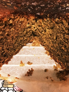 完熟柿とバナナのケーキ-レシピのメイン写真