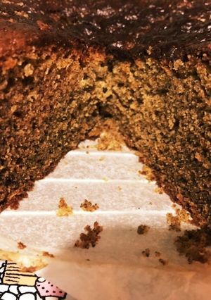 完熟柿とバナナのケーキ-レシピのメイン写真