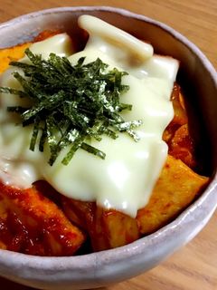 キムチーズ丼-レシピのメイン写真