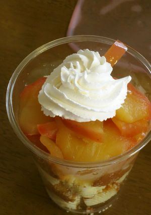 煮リンゴのカップデザート-レシピのメイン写真