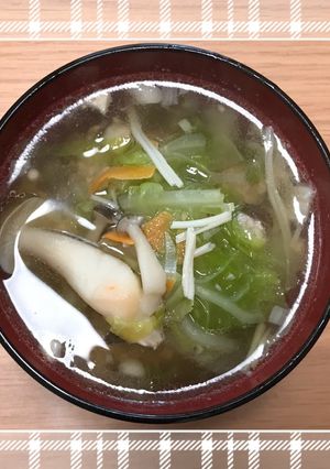 ゴマの食感も楽しめる肉団子スープ-レシピのメイン写真