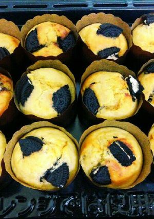簡単チョコバナナHMカップケーキ-レシピのメイン写真