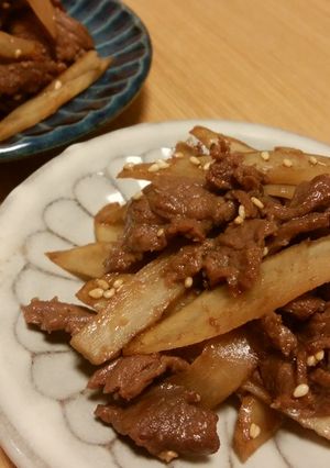 牛肉とごぼうのしぐれ煮-レシピのメイン写真