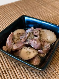 放置で家バル♪砂肝とエリンギのアヒージョ-レシピのメイン写真