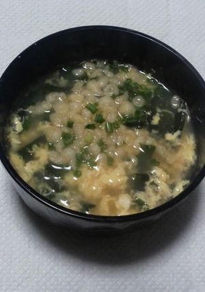 ピリ辛たぬきスープ-レシピのメイン写真