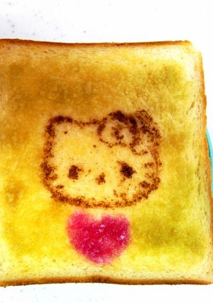 クッキー型でホワイトデーのモーニングパン-レシピのメイン写真