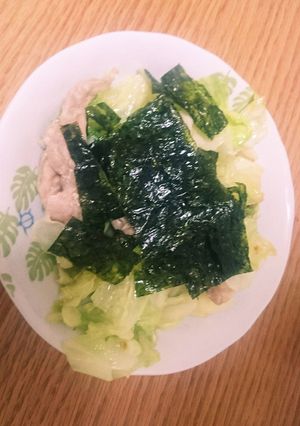せせりとキャベツの紹興酒炒め-レシピのメイン写真