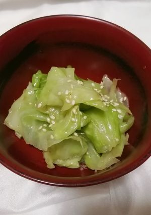 レンチンにんにく塩だれキャベツ-レシピのメイン写真