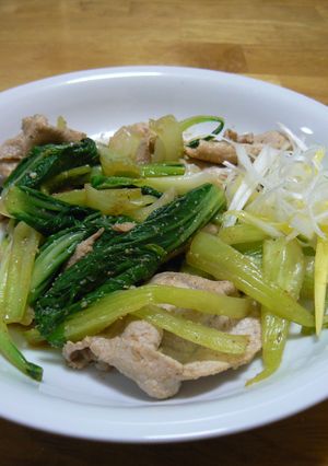 豚とチンゲン菜のごまポン和え-レシピのメイン写真