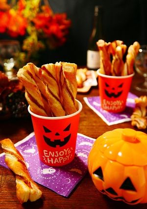ハロウィンに★くるくる南瓜パイスティック-レシピのメイン写真