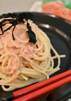 太ってもいいから食いたい。たらこパスタ-レシピのメイン写真