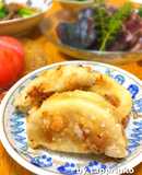 簡単玉ねぎ香る☆蓮根のエビ和風はさみ揚げ