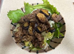 なすと牛肉のカレーウスターソース炒め-レシピのメイン写真