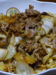 きゃべつと豚肉の山椒味噌炒め-レシピのメイン写真