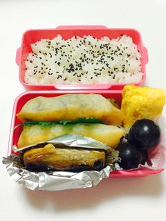 ㉙シンプルだけど具沢山、春巻き弁当♡-レシピのメイン写真