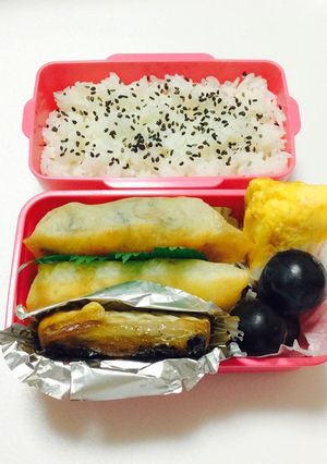 ㉙シンプルだけど具沢山、春巻き弁当♡-レシピのメイン写真