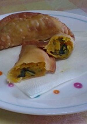 餃子の皮でかぼちゃのお菓子-レシピのメイン写真