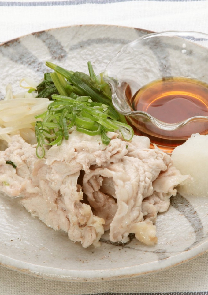 ほうれん草と豚肉の蒸しサラダ-レシピのメイン写真