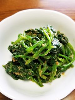 ☆簡単副菜♪ほうれん草のごま和え☆-レシピのメイン写真