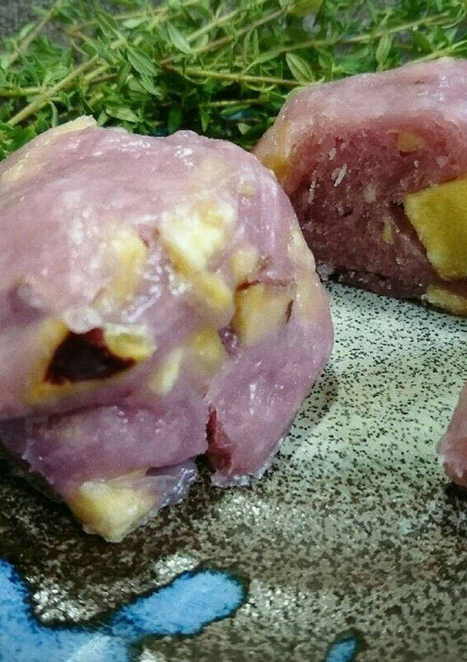 秋の味覚♥鬼まんじゅう(紫いも)-レシピのメイン写真