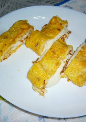 モッツァレラ・チーズとあみえびの厚焼き卵-レシピのメイン写真
