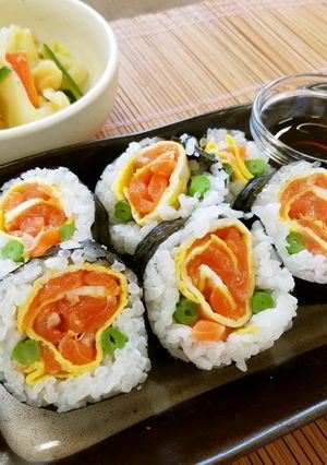 お花巻き(健康食)-レシピのメイン写真