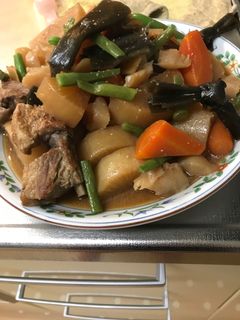スペアリブの黒糖味噌煮込み-レシピのメイン写真
