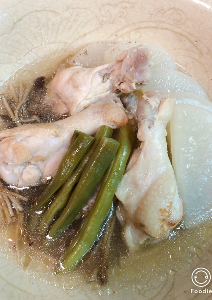 コックリ秋味♪手羽と大根の白だし煮-レシピのメイン写真