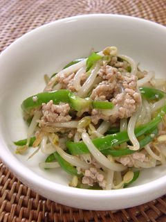 もやしと挽き肉の中華炒め。-レシピのメイン写真