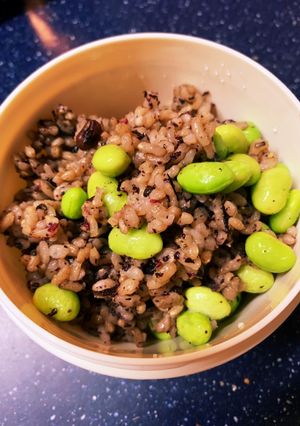 [腸活弁当］枝豆玄米ご飯♪腸へのご褒美-レシピのメイン写真