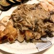 鶏胸肉の豆乳きのこマスタードソース