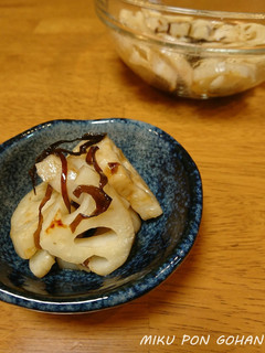 レンチン♪れんこんの塩昆布和え-レシピのメイン写真