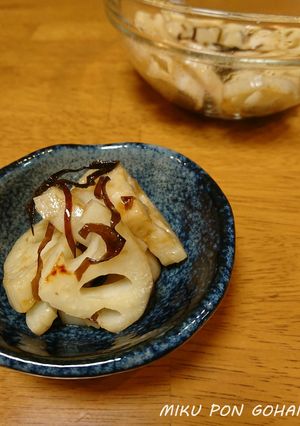 レンチン♪れんこんの塩昆布和え-レシピのメイン写真