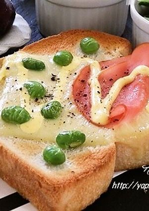 ハムチーズ＆枝豆☆トースト-レシピのメイン写真