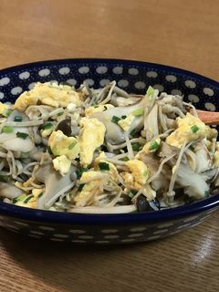 色々きのこと玉子炒め-レシピのメイン写真