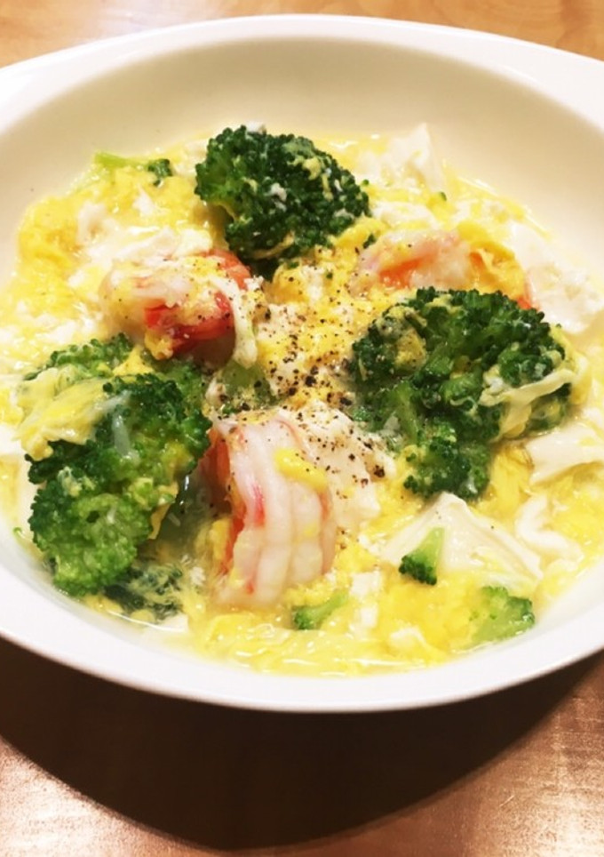 エビとお豆腐のとろーり中華スープ-レシピのメイン写真
