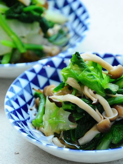 青菜と白菜のおひたし-レシピのメイン写真