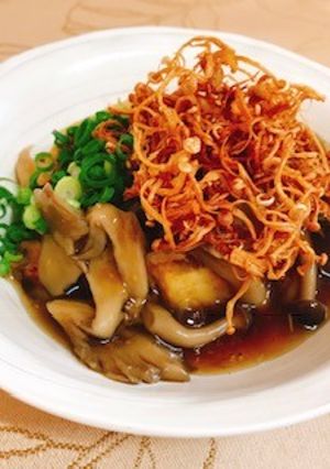 揚げ出し豆腐きのこ餡かけ-レシピのメイン写真