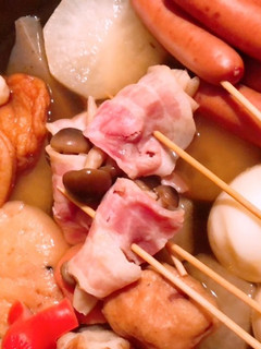 おでんにしめじ又はエリンギベーコン巻き-レシピのメイン写真