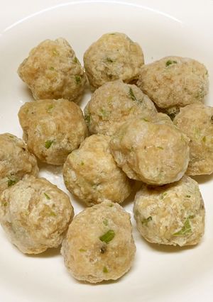 お鍋の具にすぐ使える鶏の肉団子作り置き♪-レシピのメイン写真