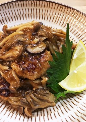 激うま☆きのことおろしのトリバーグ-レシピのメイン写真