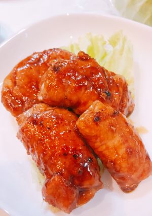 柿の肉巻き照り焼き-レシピのメイン写真
