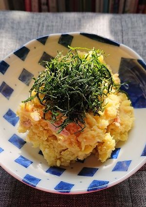 【農業女子】青じそ香るさつまいもサラダ-レシピのメイン写真