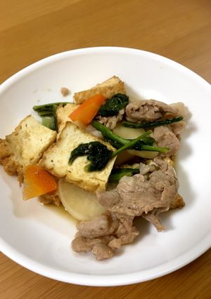 豚肉とかぶの炒め煮-レシピのメイン写真